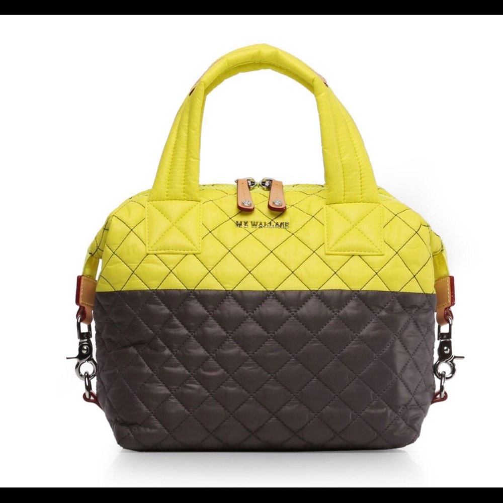 NWT MZ Wallace Small Sutton: Neon Yellow & Magnet